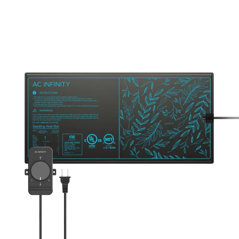 AC Infinity - SUNCORE S3 Waterproof Seedling Heat Mat 25.4 × 52.7 cm