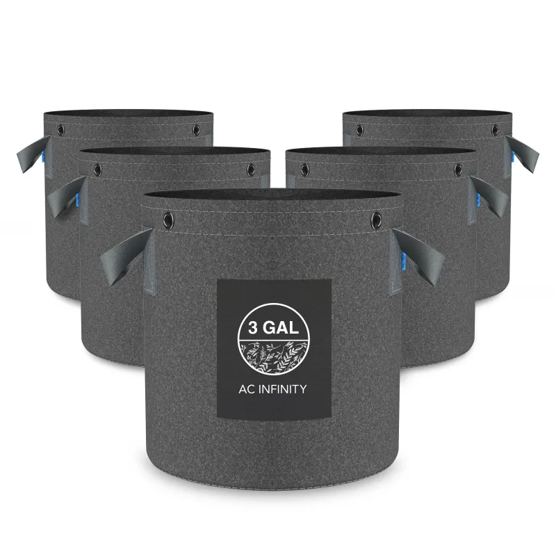 AC Infinity Heavy Duty Fabric Pots (11L)