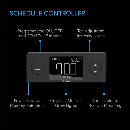 AC Infinity - Propagation Greenhouse with Heating Mat, LED Lights & 40-Cell Tray