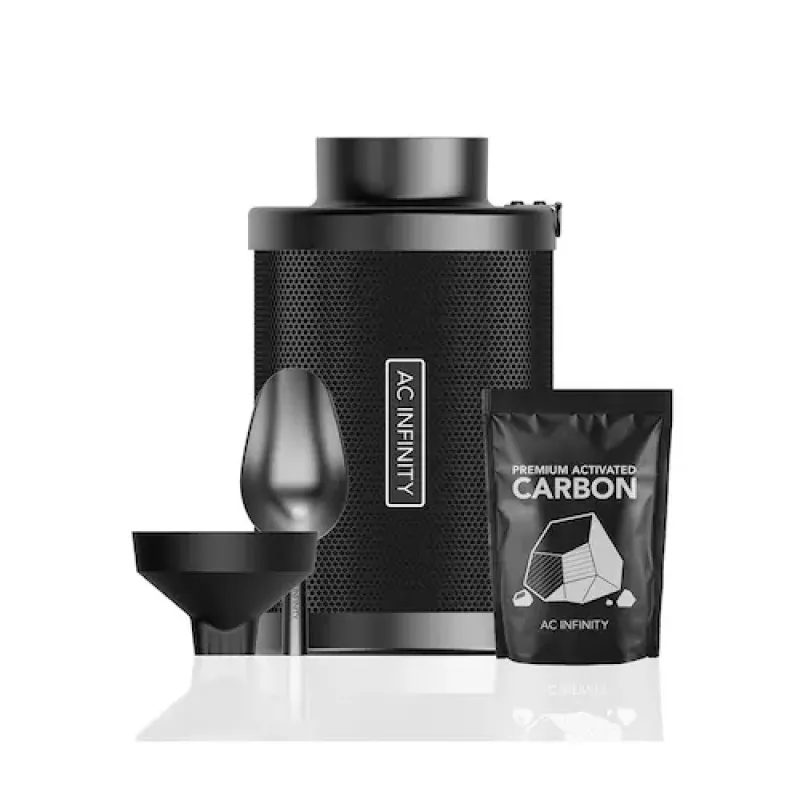 AC Infinity Refillable Activated Carbon Filter Kit 100 mm