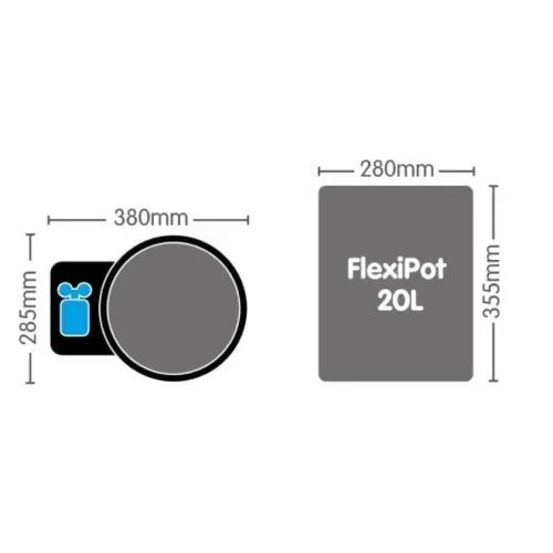 AutoPot - FlexiPot 1 Systeem 20L + 47L Watervat