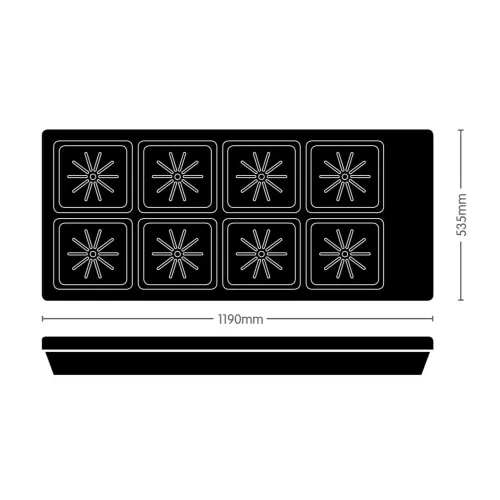 AutoPot - Auto8 Traysystem growing system with 8 pieces 15L pots