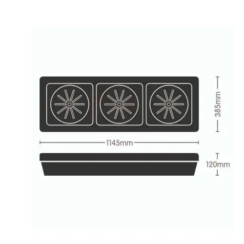 AutoPot - Auto3 XL Traysystem kweeksysteem met 3 stuks 25L potten