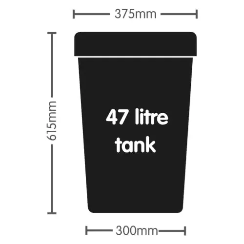 AutoPot - 47L watervat