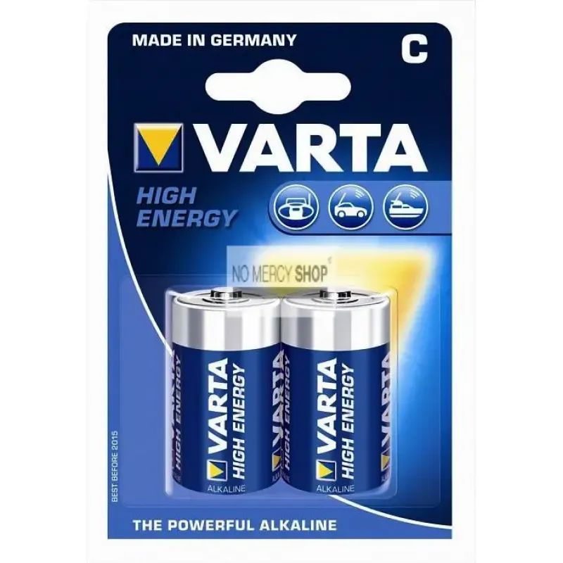 Varta High Energy C blister 2 stuks