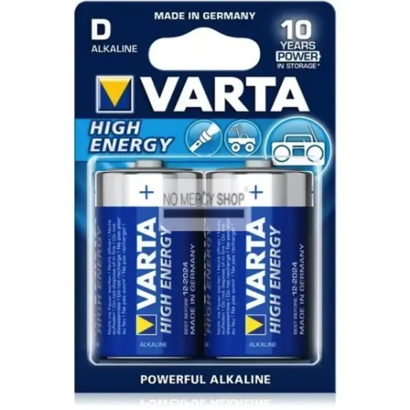 Varta High Energy D blister 2 stuks