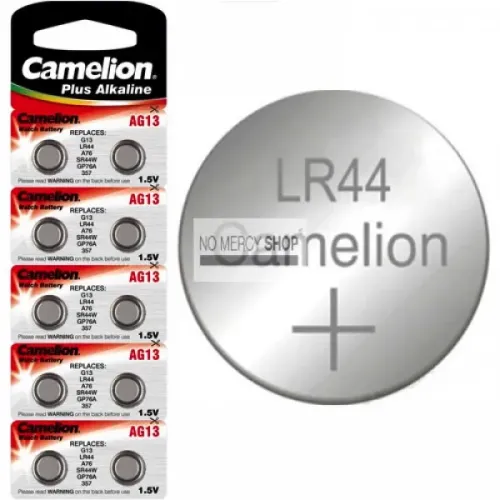 Camelion LR44 1.5 Volt battery blister 10 pcs
