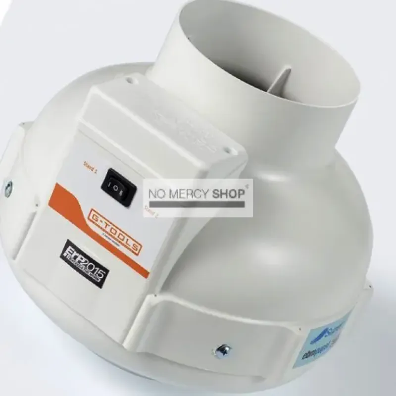 G-Tools 2 Standen Buisventilator 125 mm 220-400 m³/h
