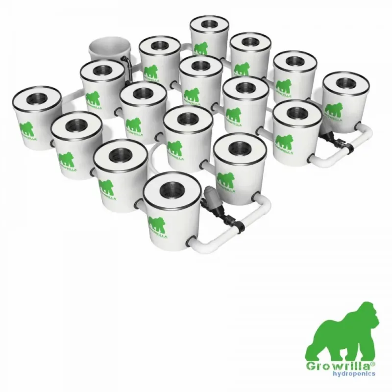 Growrilla Hydroponic systeem PRO RDWC 16