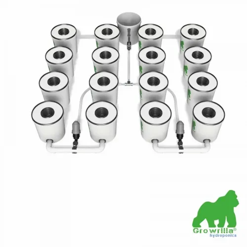 Growrilla Hydroponic systeem PRO RDWC 16