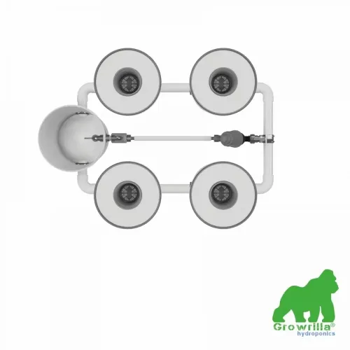 Growrilla Hydroponic systeem PRO RDWC 4