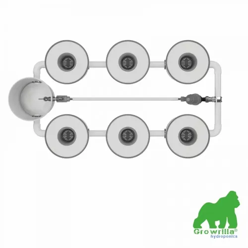 Growrilla Hydroponic systeem PRO RDWC 6