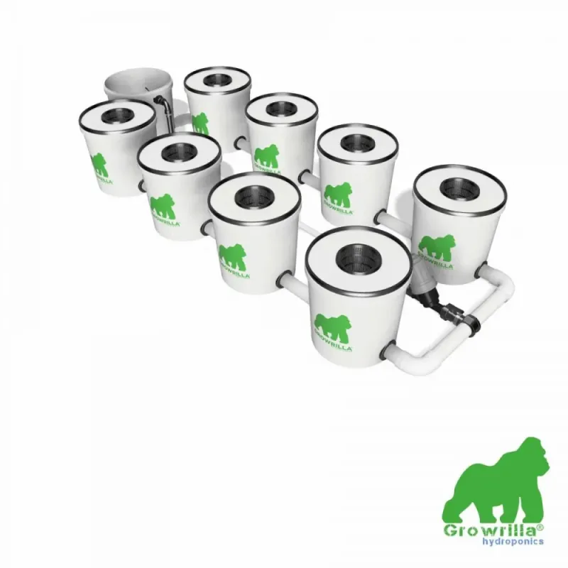 Growrilla Hydroponic systeem PRO RDWC 8