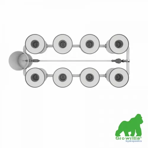 Growrilla Hydroponic systeem PRO RDWC 8