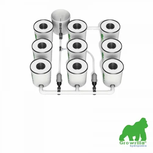 Growrilla Hydroponic system PRO RDWC 9