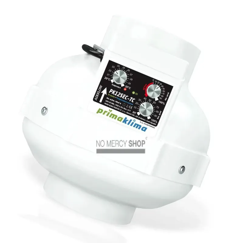 Prima Klima PK125EC-TC Temperature-Controlled Fan 125 mm