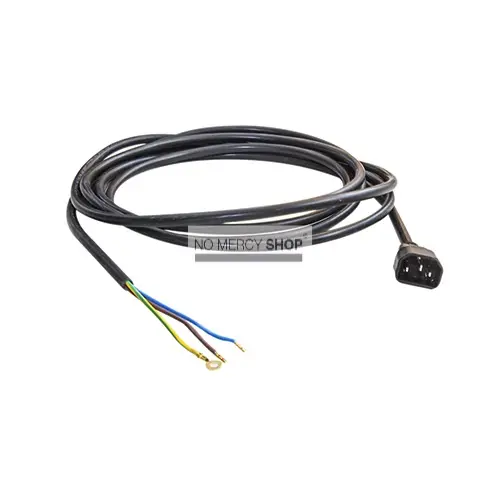 Apparaatstekker C14 mannelijk incl. 2 mtr kabel