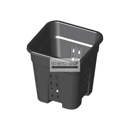 Vierkante pot 7 liter met gaatjes 20X20X25cm