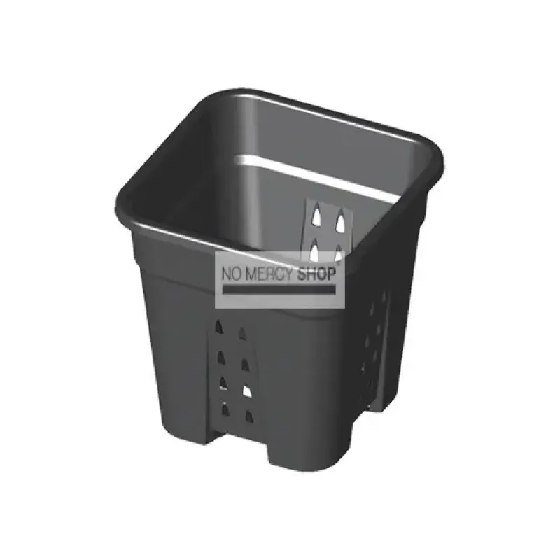 Square pot 7 liter with holes 20x20x25cm